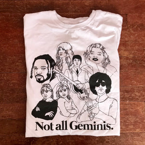 Not All Geminis Icons Shirt