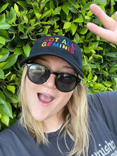 Load image into Gallery viewer, Not All Geminis Rainbow Hat - Black