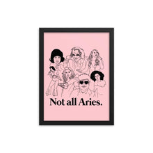 Load image into Gallery viewer, Not All Aries Icons Framed Poster