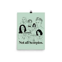 Load image into Gallery viewer, Not All Scorpios Icons Poster