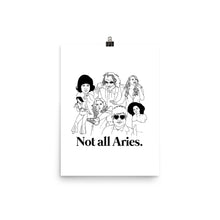 Load image into Gallery viewer, Not All Aries Icons Poster