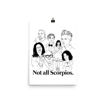 Load image into Gallery viewer, Not All Scorpios Icons Poster
