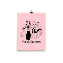 Load image into Gallery viewer, Not All Tauruses Icons Poster