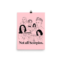 Load image into Gallery viewer, Not All Scorpios Icons Poster