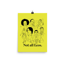 Load image into Gallery viewer, Not All Leos Icons Poster