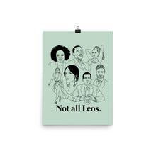 Load image into Gallery viewer, Not All Leos Icons Poster
