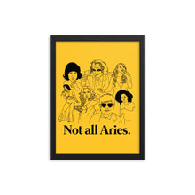 Load image into Gallery viewer, Not All Aries Icons Framed Poster