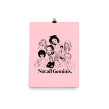 Load image into Gallery viewer, Not All Geminis Icons Poster