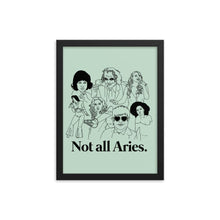 Load image into Gallery viewer, Not All Aries Icons Framed Poster