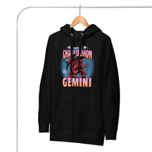 Load image into Gallery viewer, Not A Chaos Demon, Just a Gemini Hoodie - Black/Pink
