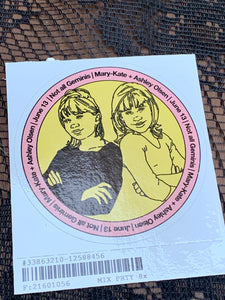 Mary-Kate and Ashley Gemini Sticker