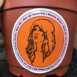 Stevie Nicks Gemini Sticker