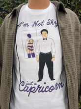 Load image into Gallery viewer, Not Shy, Just A Capricorn T-shirt

