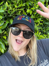 Load image into Gallery viewer, Not All Geminis Rainbow Hat - Black
