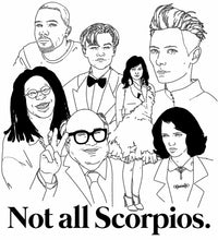 Load image into Gallery viewer, Not All Scorpios Icons Shirt
