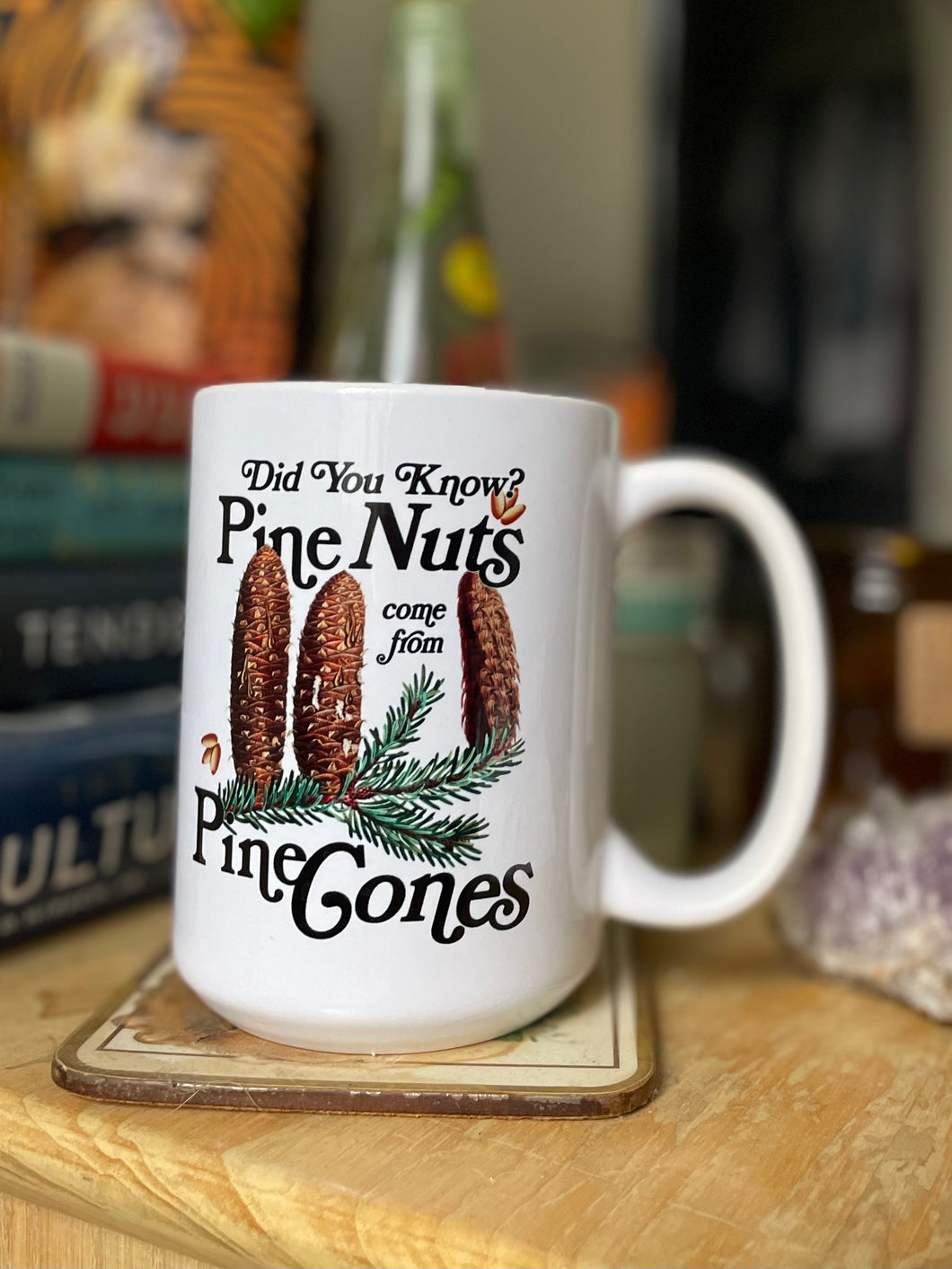 Did You Know? Pine Nuts Come From Pine Trees Mug