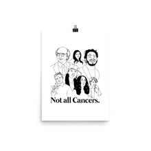Load image into Gallery viewer, Not All Cancers Icons Poster

