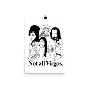 Not All Virgos Icons Poster