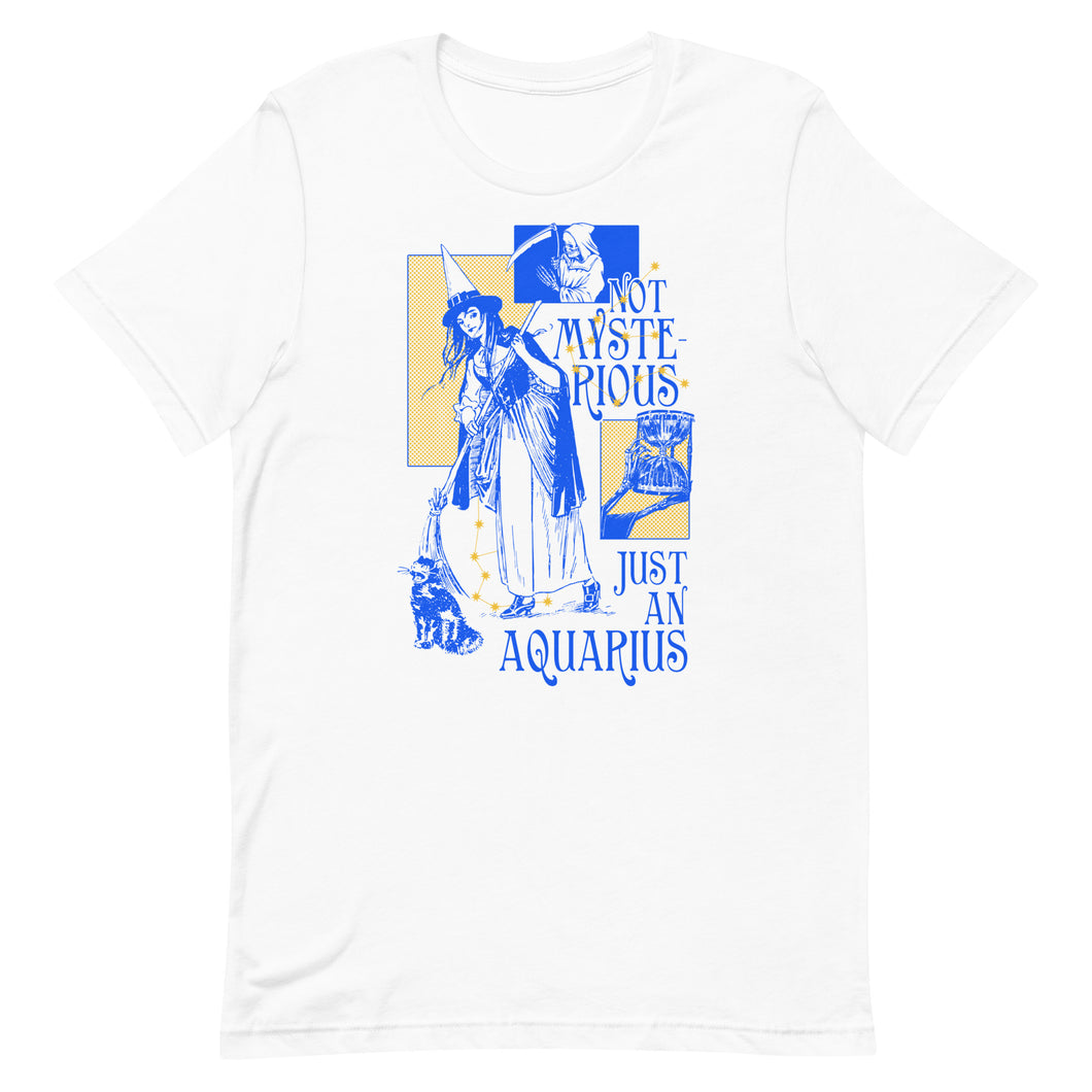 Not Mysterious, Just An Aquarius T-shirt